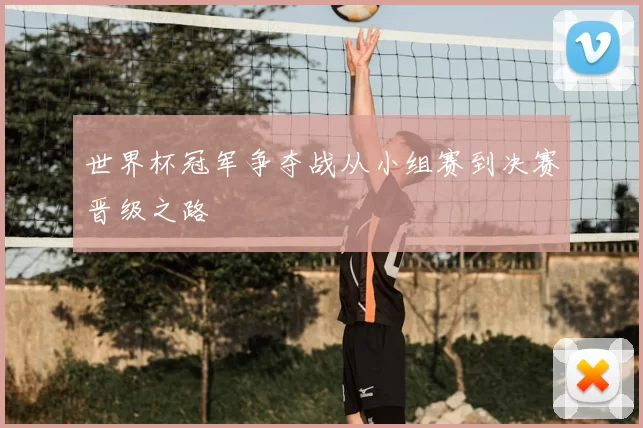 世界杯冠军争夺战从小组赛到决赛晋级之路